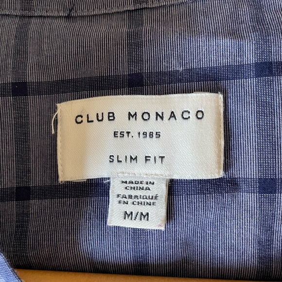 Club Monaco slim fit checkered shirt - Picture 4 of 7